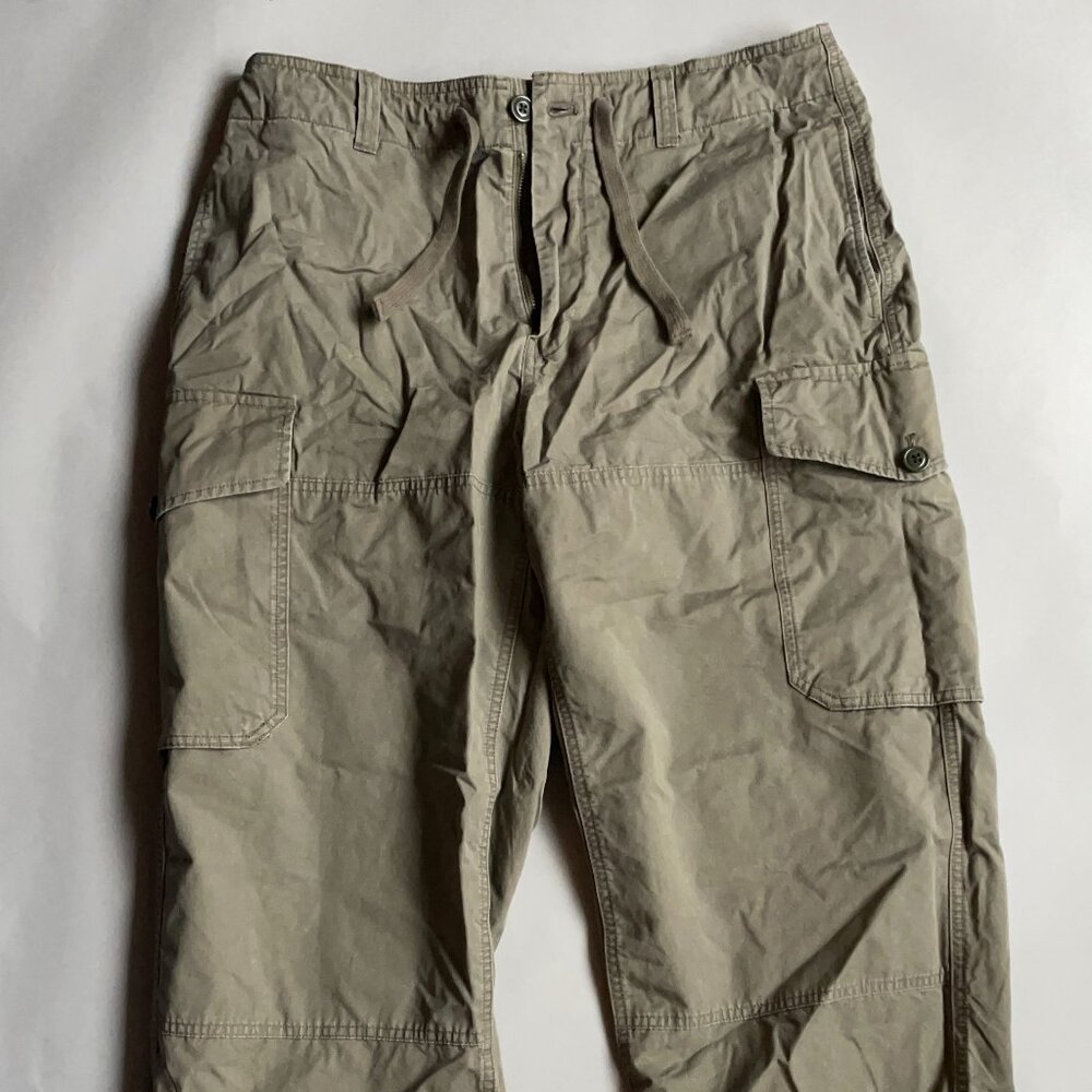Todd Snyder Garment-Dyed Cargo Pant in Faded Surplus - Size L
